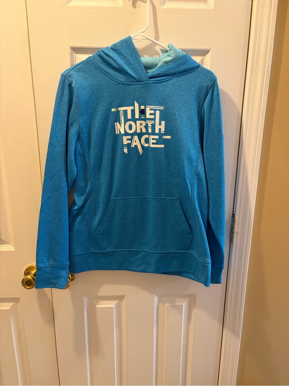 The North Face Women's Aqua Blue Pullover Hoodie